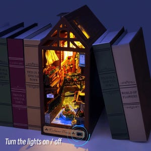 DIY Book Nook Kit – Canal Street Café Miniature Diorama