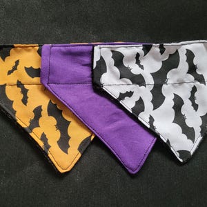 Halloween Set of 3 Bandanas for Cats or Small Dogs