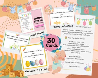 Easter Scavenger Hunt for Kids: 18 Printable Clues, Indoor Treasure Hunt (Digital Download)