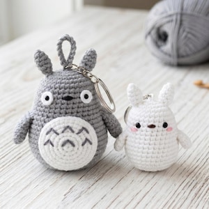 Crochet Totoro and Chibi Plushie Pattern | Kawaii Anime Amigurumi Toy (PDF Download)