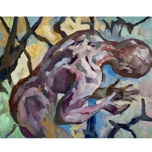 Pintura de figuras Pintura abstracta de figuras Pintura al óleo de figuras Pintura mural de figuras Pintura original de figuras Pintura impresionista de figuras Arte