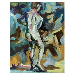 Pintura de figuras Pintura abstracta de figuras Pintura al óleo de figuras Pintura mural de figuras Pintura original de figuras Pintura impresionista de figuras Arte