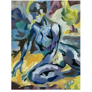 Pintura de figuras Pintura abstracta de figuras Pintura al óleo de figuras Pintura mural de figuras Pintura original de figuras Pintura impresionista de figuras Arte