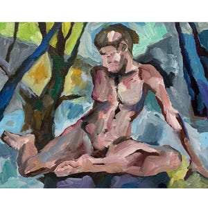 Pintura de figuras Pintura abstracta de figuras Pintura al óleo de figuras Pintura mural de figuras Pintura original de figuras Pintura impresionista de figuras Arte