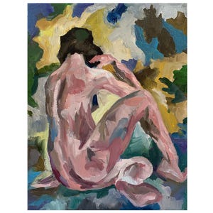 Pintura de figuras Pintura abstracta de figuras Pintura al óleo de figuras Pintura mural de figuras Pintura original de figuras Pintura impresionista de figuras Arte