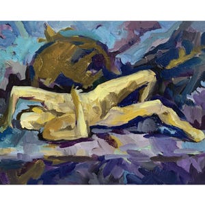 Pintura de figuras Pintura abstracta de figuras Pintura al óleo de figuras Pintura mural de figuras Pintura original de figuras Pintura impresionista de figuras Arte