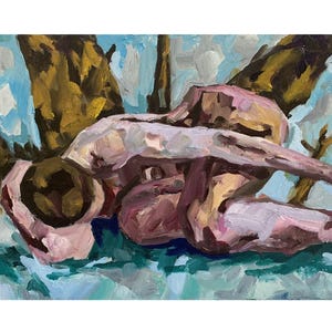 Pintura de figuras Pintura abstracta de figuras Pintura al óleo de figuras Pintura mural de figuras Pintura original de figuras Pintura impresionista de figuras Arte