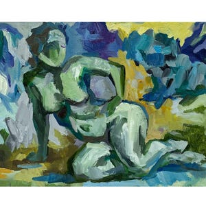 Pintura de figuras Pintura abstracta de figuras Pintura al óleo de figuras Pintura mural de figuras Pintura original de figuras Pintura impresionista de figuras Arte