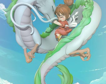Chibi Chihiro STL – Spirited Away 3D Model