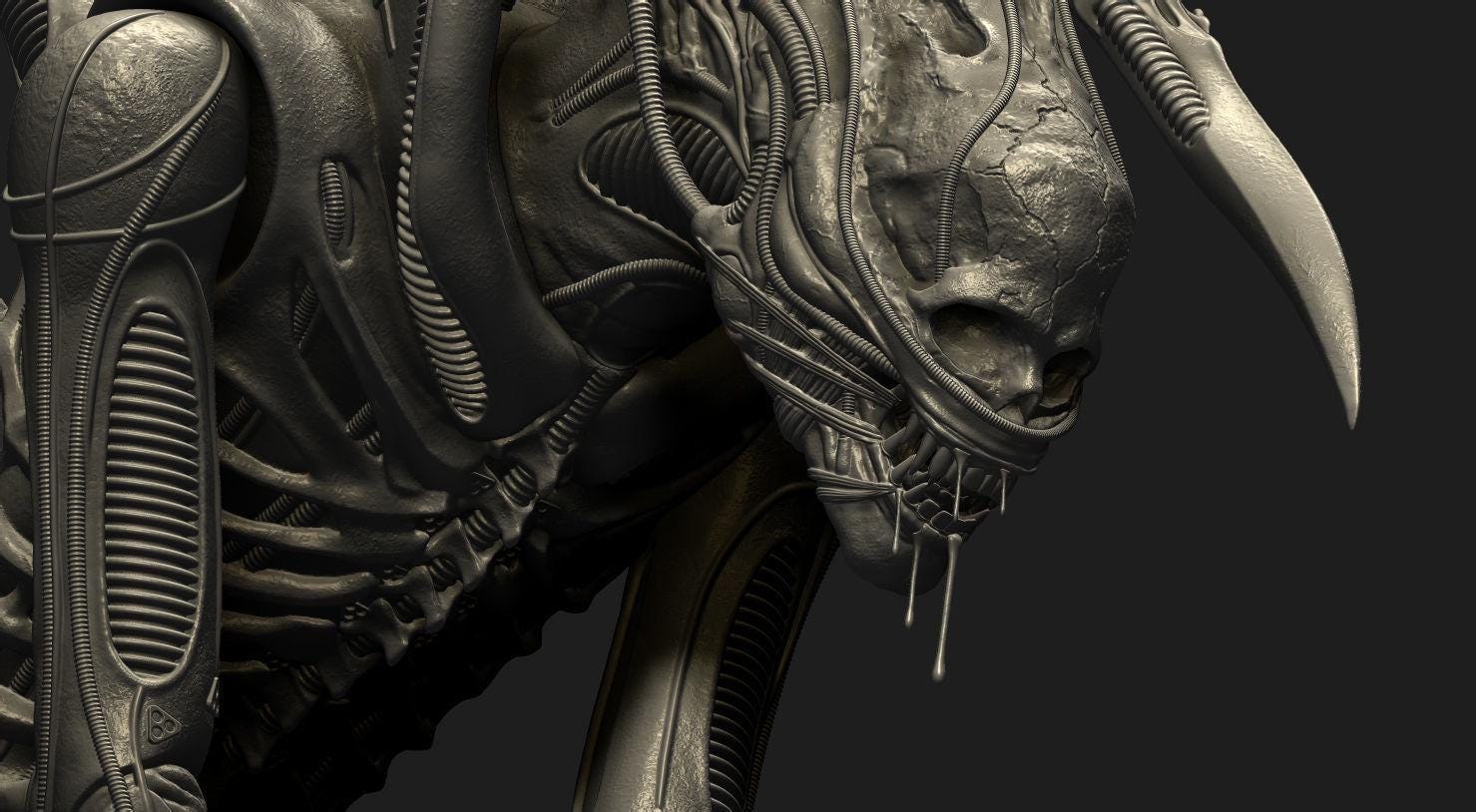 XENOMORPH 3D STL Model for 3D Printing - Alien Creature - Etsy