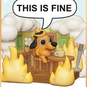 Meme "Det här är bra" Hund STL-fil