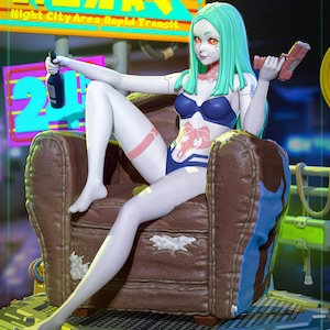 Rebecca - Cyberpunk Edgerunners STL Figure
