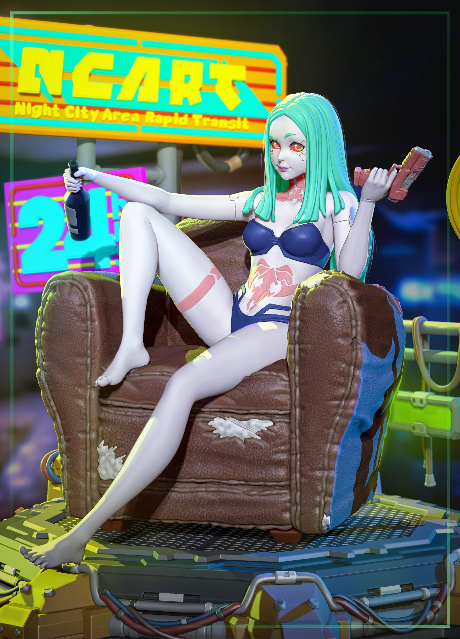 Rebecca Figure Cyberpunk