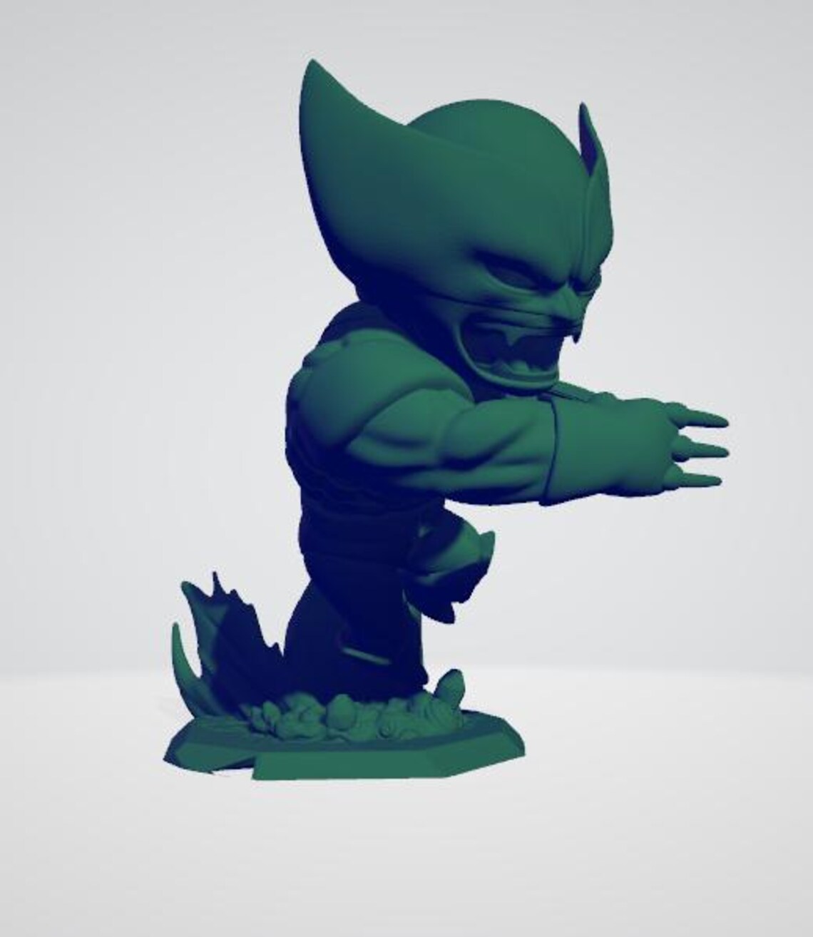 Chibi Wolverine - STL File for 3D Printing - Etsy