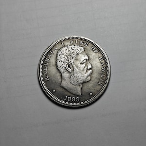hawaii coin, coin kingdom of hawaii 1 dollar