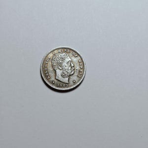 hawaii coin, coin kingdom of hawaii 1/8 dollar