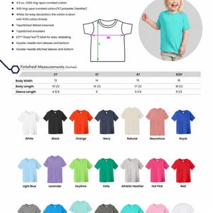 Op de afbeelding: Een fijn jersey t-shirt voor peuters verkrijgbaar in eenentwintig effen kleuren, waaronder wit, zwart, oranje, marineblauw, naturel, mauvelous, koningsblauw, lichtblauw, lavendel, limoengroen, kelly, athletic heather, felroze, rood, graniet, kobalt, chill, antraciet, cara&iuml;bisch, roze en as.