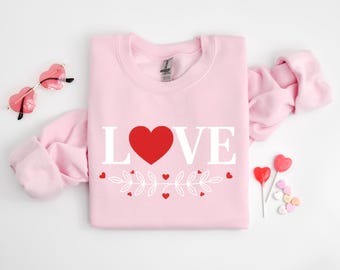 Love Heart Valentine's Day Shirt – Romantic Graphic Tee