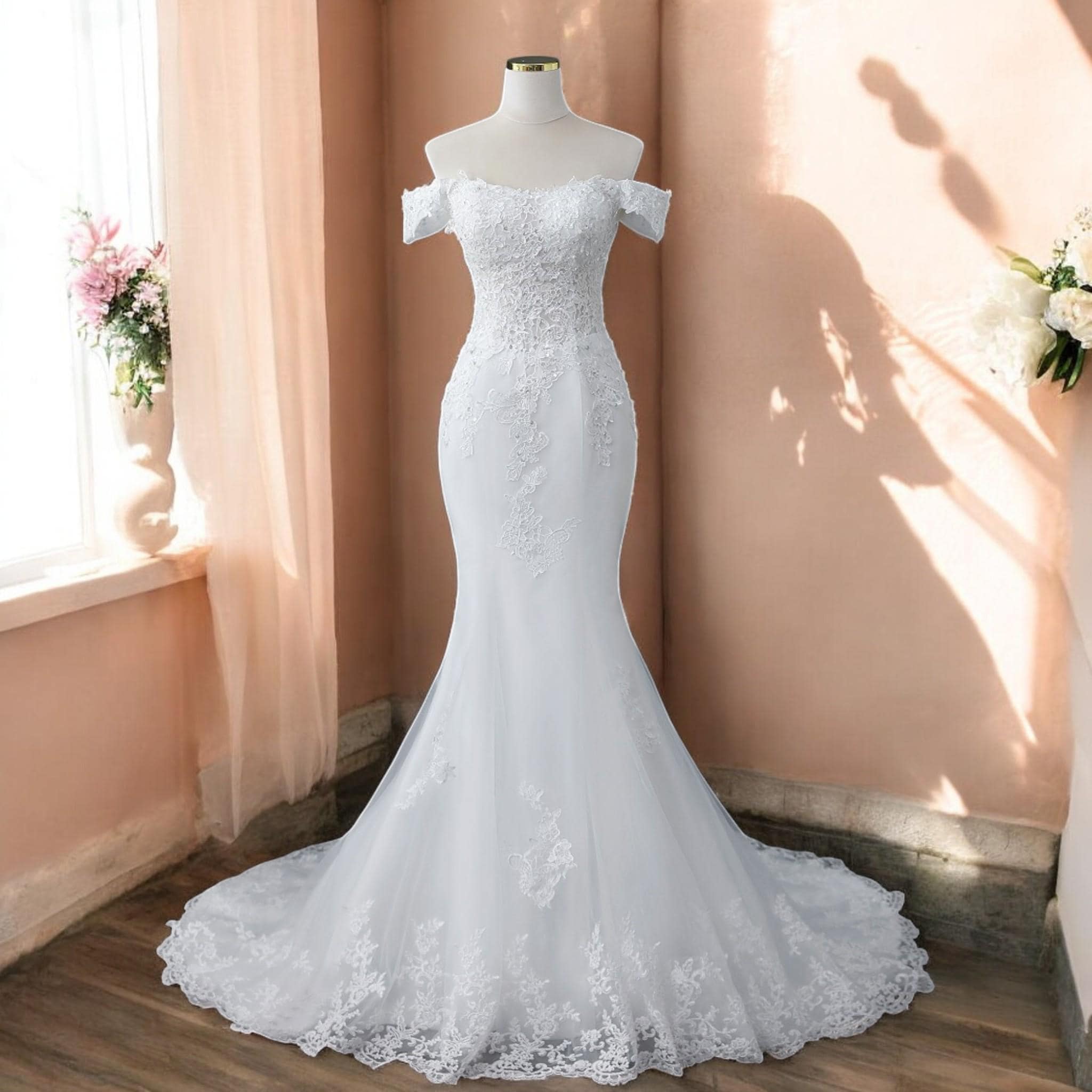 One Shoulder Wedding Dress Australia