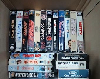 幼児向け VHS テープ 10 本、はらぺこあおむし、ボゾ、キャスパーなど