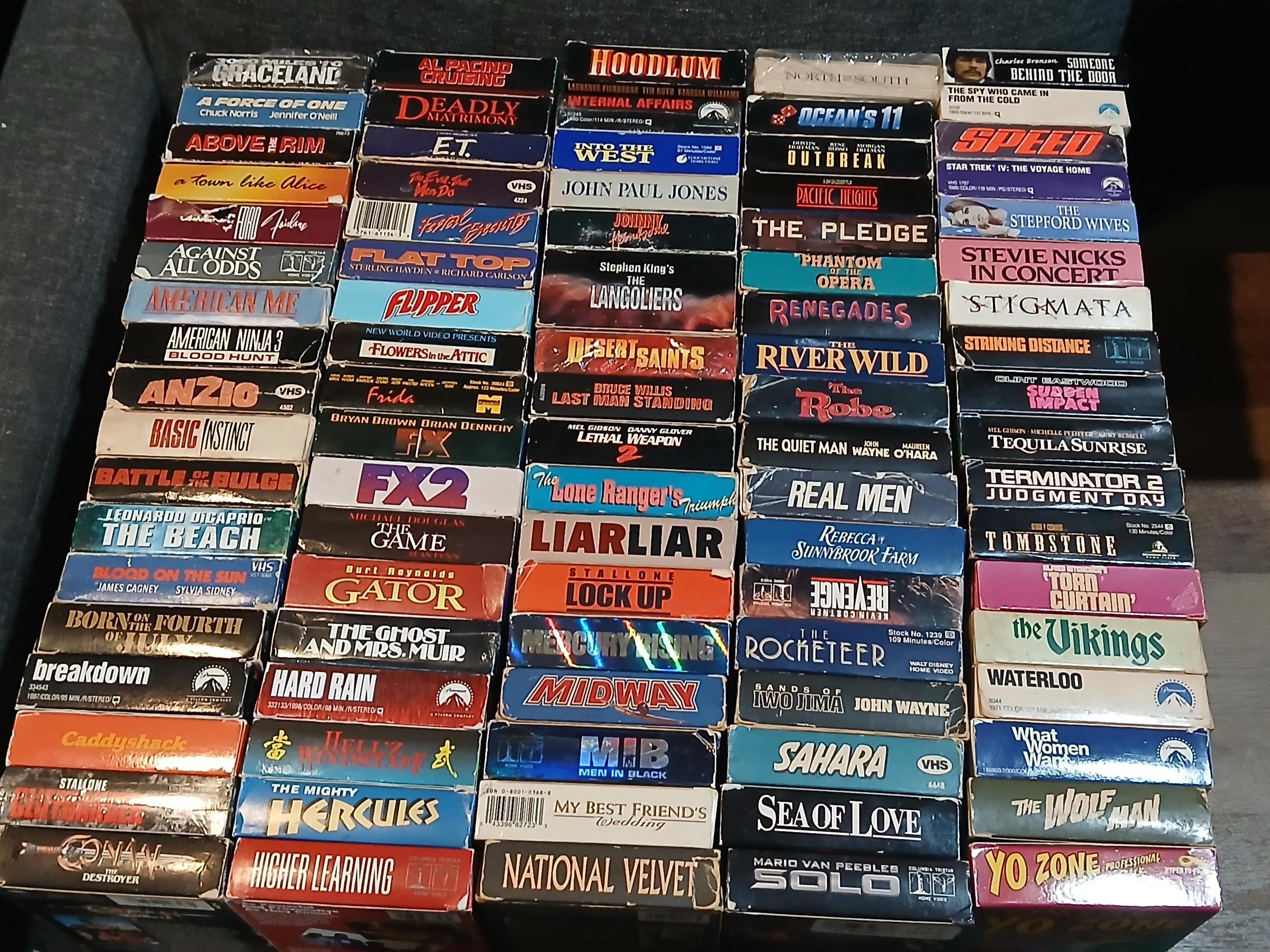 Vintage VHS VCR Video Tapes - 1980's, 1990's, & 2000s! - Etsy
