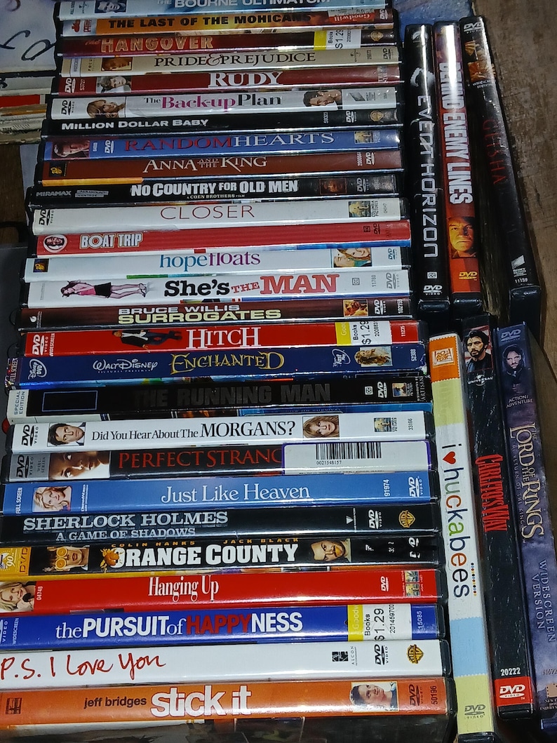 Choose Your DVD Movie • Drama, Comedy, Action • 90s 2000s Nostalgia ...