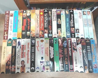 Vintage VHS Movies Pick Your Favorites |  80s 90s Classics | Mother’s Day Gift Ideas | Romance Drama | Retro Decor