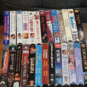 Vintage VHS Movies – Choose Your Title (romance, Classics, Action