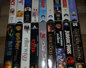 80s 90s VHS Movies | Jurassic Park, Dirty Dancing, Men in Black, Good Will Hunting