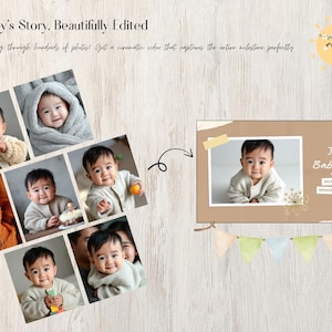 Custom Baby First Year Milestone Video | Personalized Keepsake -Perfect for Family Sharing, Instagram, TikTok & Gifts