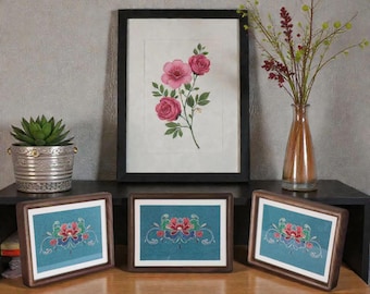 Handmade Silk Embroidery Lotus Art – Framed Chinese Decor