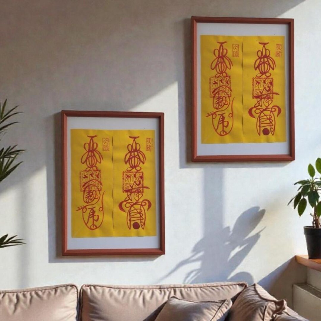 Master Tao Hand-drawn Talisman Set｜empower Your Career & Home Energy ...