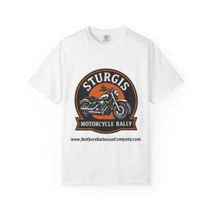 Sturgis Motorcycle Rally T-Shirt: Unisex Garment-Dyed Biker Tee