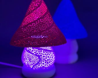 3D LED Mushroom Lamp Multicolor – Fairytale Mushroom Lamp with Remote Control – 16 Color Night Light – Christmas, Birthday, Decoration Gift