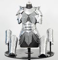 Lady Knight Steel Cuirass Armor Set – Women's Medieval Chainmail Dress, Pauldrons & Greaves LARP, Cosplay product logo