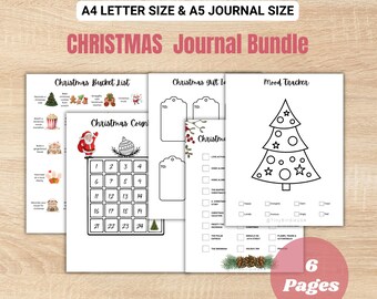Christmas Planner Bundle – Holiday Journal, Scrapbook (Digital)
