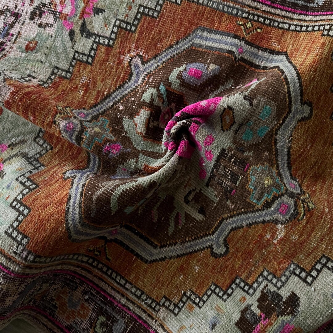 Used Rugs Small Small Rug, Floral Rug, 2X3 Door Mat Rug, Mini Vintage Rug, Wool Rug ...