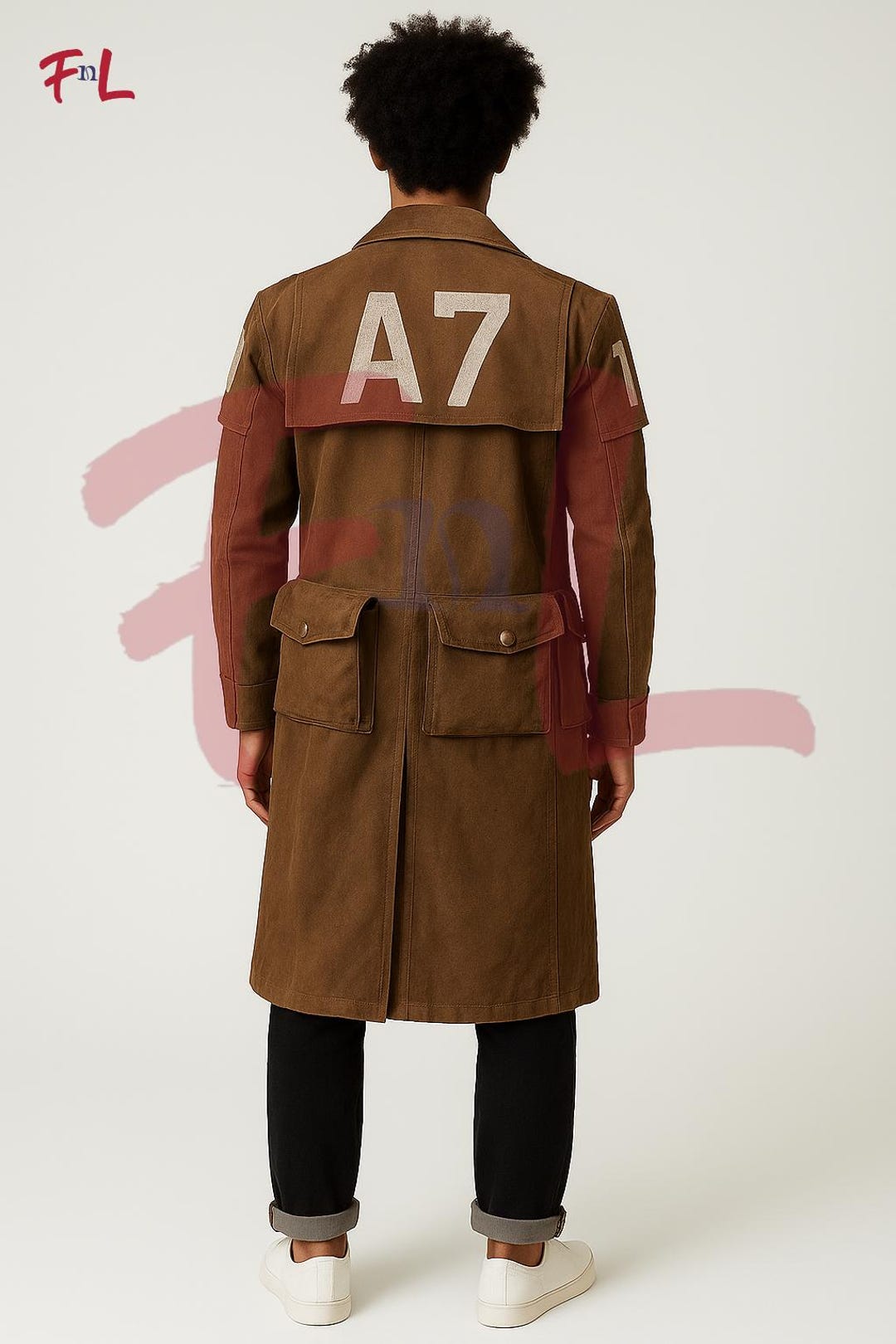 A7 Duster Vegas Veteran Ranger Brown Suede Leather Trench Coat - Etsy