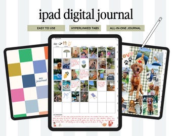 iPad Digital Journal Scrapbook | GoodNotes, Memory Keeping (PDF)