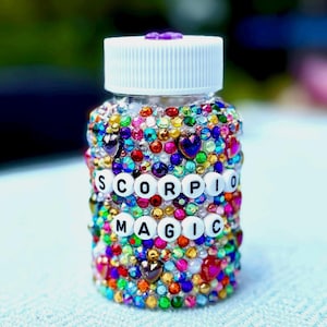 Scorpio Magic Blinged Pill Bottle