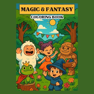 Magic and Fantasy: Coloring Book