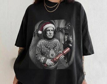Camiseta navideña divertida de mago gruñón / Camiseta navideña de Dark Academia / Regalo navideño gótico para profesor / Humor de maestro de pociones / Club antisocial