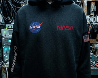 Sudadera con capucha de astronauta de La Creación de Adán, sudadera negra con estampado de arte espacial, regalo estético renacentista, sudadera con capucha con gráficos artísticos para hombres y mujeres.