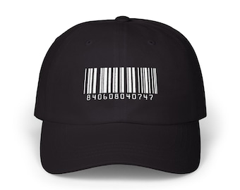 Gorra clásica bordada de Hitman Agent 47, gorra de juego, gorra de béisbol con el logotipo de Hitman, regalo de videojuego, accesorio de disfraz de asesino, código de barras