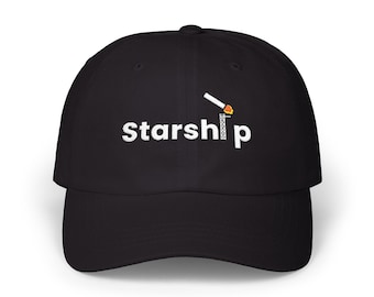 Gorra de papá bordada con cohete: regalo de viajes espaciales para fanáticos de la industria aeroespacial