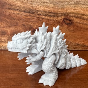 Godzilla Inspired Fidget Figurine FULLY Articulated