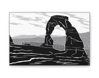 Delicate Arch on Canvas
