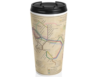 Taza de viaje Narnia Subway