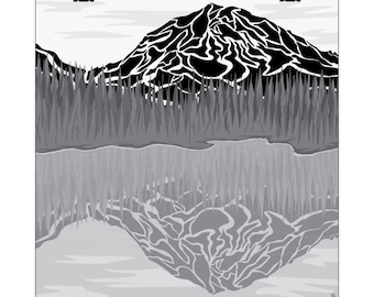 Mt. Shuksan  and Picture Lake Print