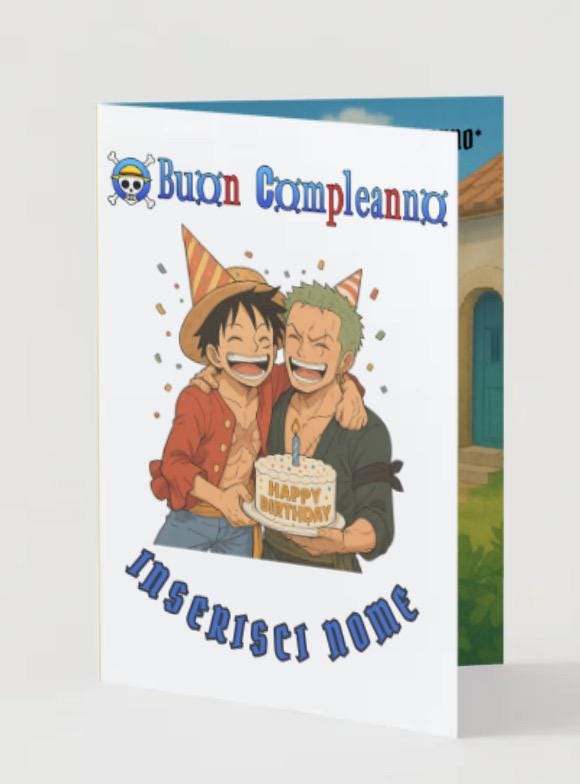 ワンピース バースデーカード One piece bday greeting card - Etsy 日本
